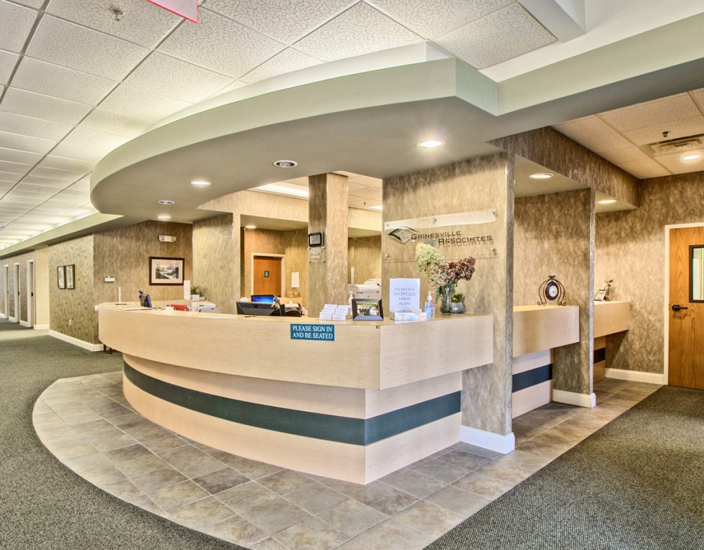 reception desk